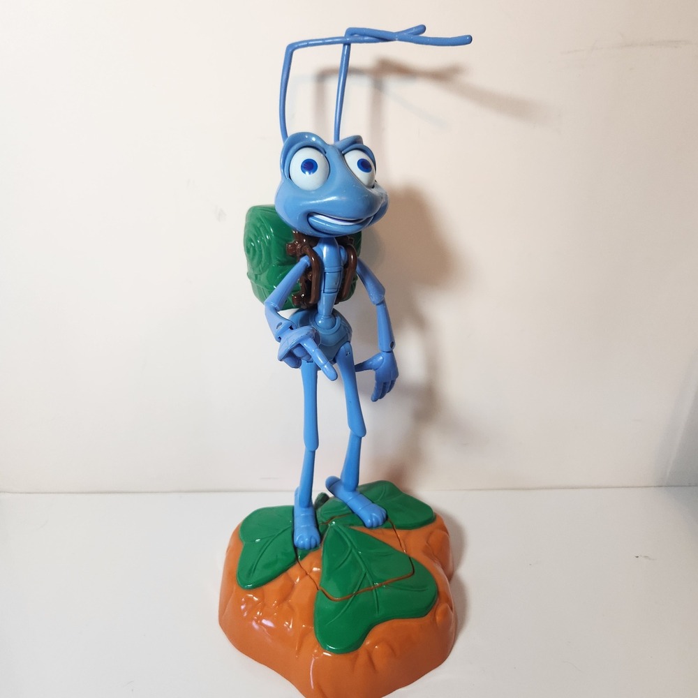 Disney Pixar A Bugs Life Flik Action Figure with Backpack Large 14 Inch Toy